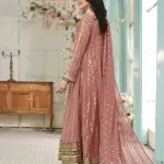 Al Siyaab Pret Embroidered Chiffon 3 Piece Suit Gulaal Margenda