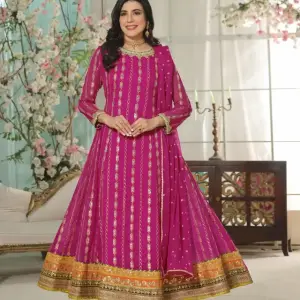Al Siyaab Pret Embroidered Chiffon 3 Piece Suit Gulaal Margenda