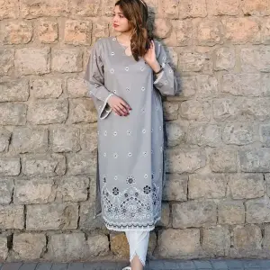 Bareeq Embroidered Pret Cambric Kurti Insiya